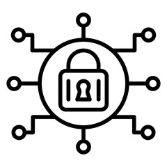Security System Icon Style