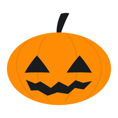 Scary pumpkin halloween