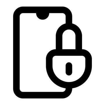 recommend clip art: lock, phone, smartphone, mobile, cellphone, secure outline icon