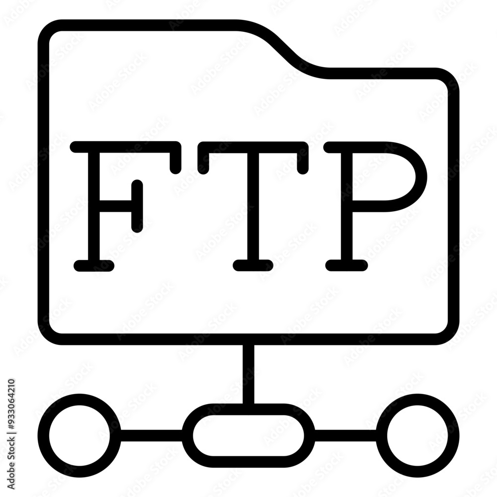 Poster ftp protocol icon style
