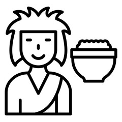 Gatherer Male Icon Style