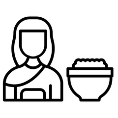 Gatherer Female Icon Style