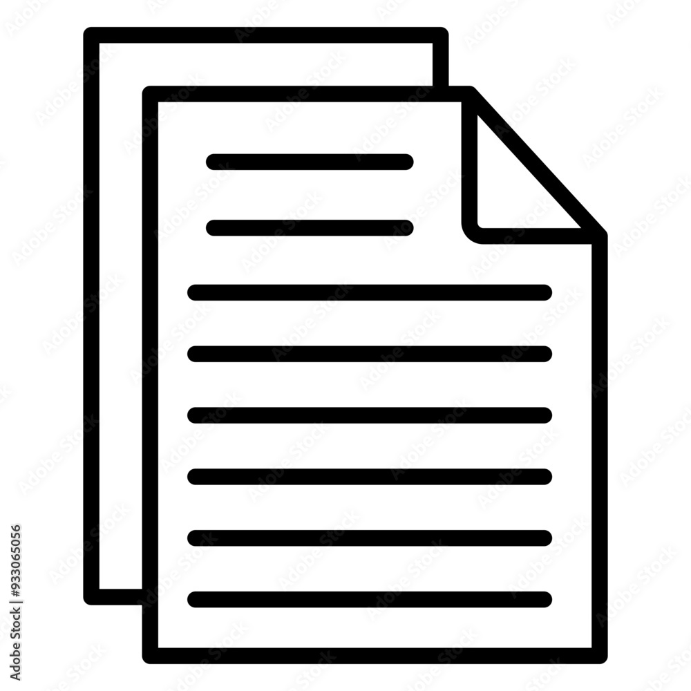 Poster files icon style