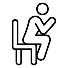 Loneliness Icon Style