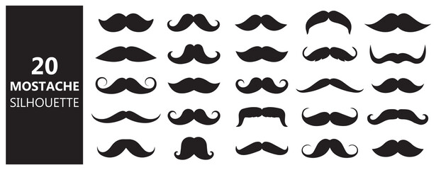 Moustache set