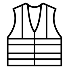 Rugby Vest Gear Icon Style