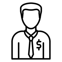 Salesman Icon Style