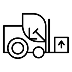 Forklift Icon Style