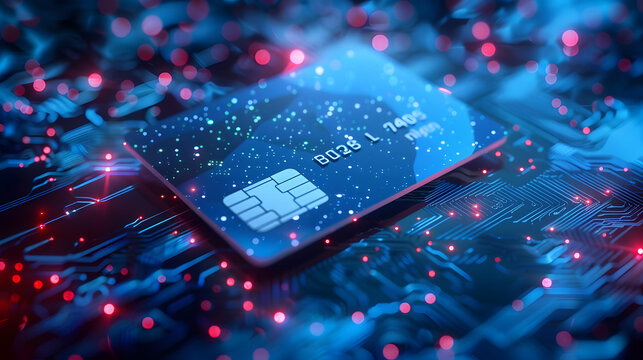 The futuristic cryptocurrency ATM credit card design featuring Bitcoin (BTC) and Ethereum (ETH) with an elegant and sleek look. - Powered by Adobe