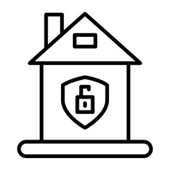 Home Security Icon Style