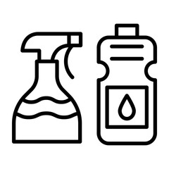Cleaning Product Icon Style