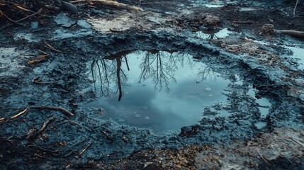 Biodegradation of pollutants through bioremediation demonstrating nature's power in pollution reduction