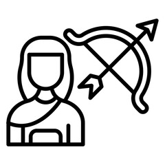 Acher Lady Icon Style