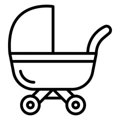 Stroller Icon Style