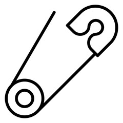 Safety Pin Icon Style