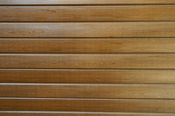 Backdrop - brown faux wood exterior panel siding