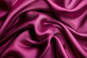 Fototapeta premium Textured elegance of rich satin fabric in close-up