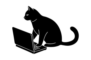 Cat vector art and illustration