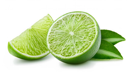 Lime isolated on white background