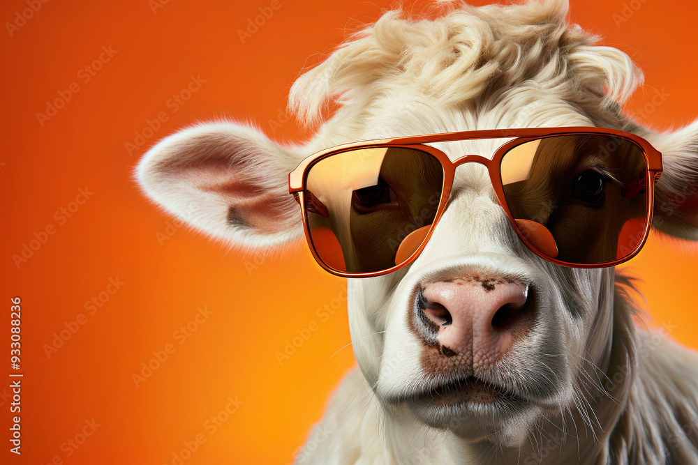 Canvas Prints Creative animal concept animal with glasses