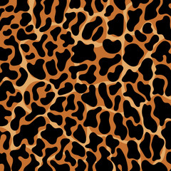 Leopard, cheetah animal skin pattern seamless background and printing or home decorate and more.