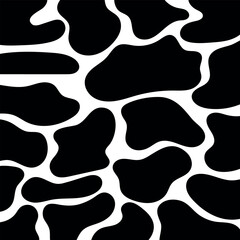 Cow print pattern animal seamless. Cow skin abstract for printing, cutting, and crafts Ideal for mugs, stickers, stencils, web, cover, wall stickers, home decorate and more.