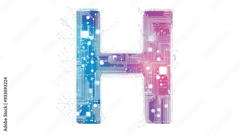Poster a large, bold letter 