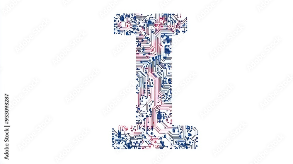 Poster a large, bold letter 