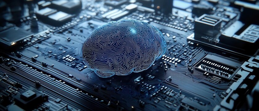 Efficient computing systems powered by neuromorphic engineering showcasing advanced brain-inspired technology