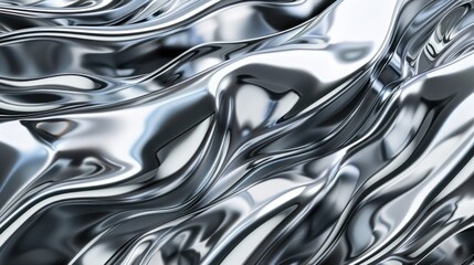 Abstract Metallic Waves