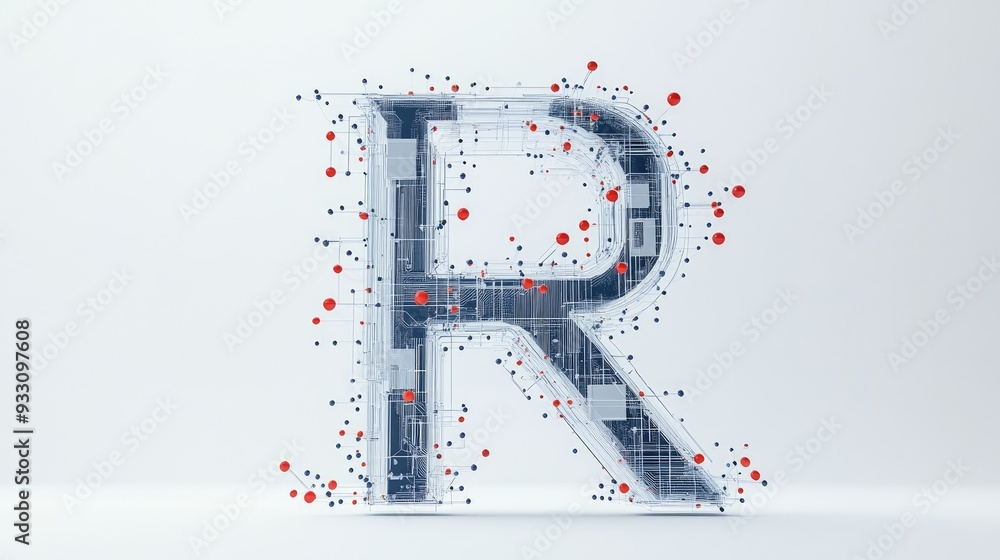 Fototapete the letter 
