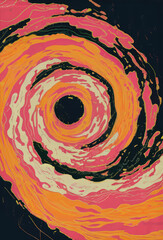 Art oil and acrylic smear blot canvas painting wall. Abstract texture pastel color stain brushstroke texture background.	