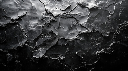textured monochrome surface with cracked layers, evoking a sense of ruggedness and raw natural beauty