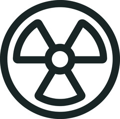 Fototapeta premium Warning Sign, Radiation, nuclear, nuclear safety, nuclear waste