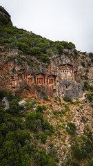 Temple buried in the mountain