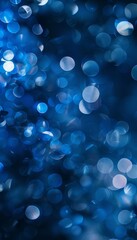 Mesmerizing abstract blue bokeh lights in a stunning defocused background for captivating imagery