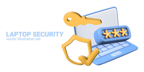 Safe use of laptop. Protection of personal gadgets and office equipment