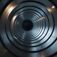 Spiral Tunnel Descending into Infinity background