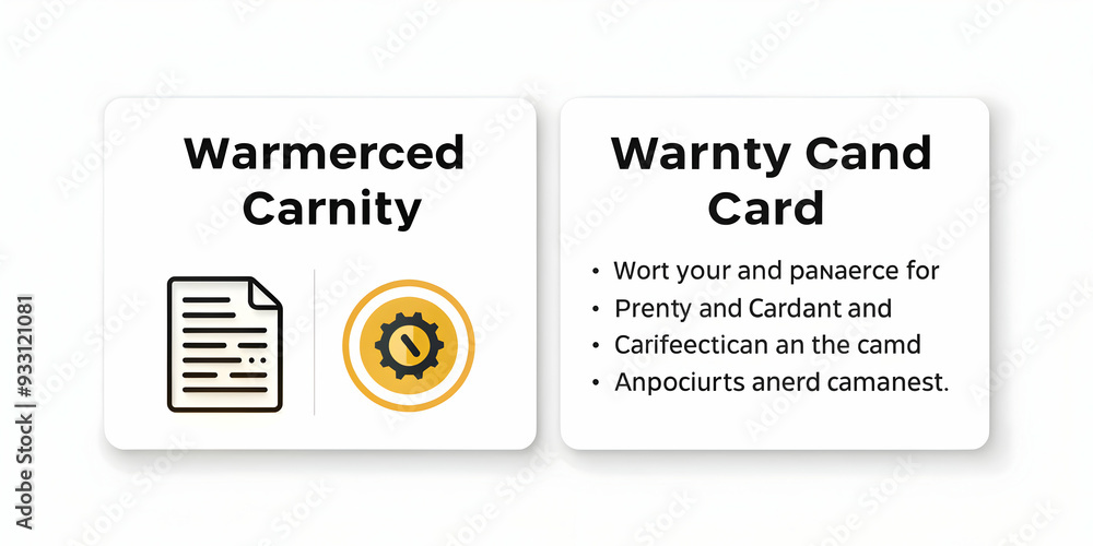 Poster 3d flat icon as warranty card and a product manual symbolizing information and warranty with ample s