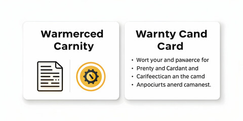 3d Flat icon as Warranty card and a product manual symbolizing information and warranty with ample space for text. concept as A warranty card and a product manual representing information and warranty
