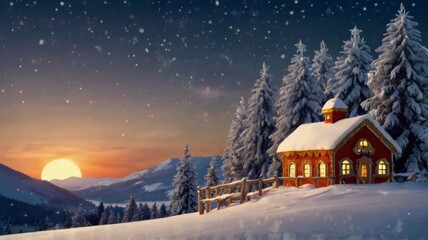 Naklejka premium Creative shapes for christmas collage design