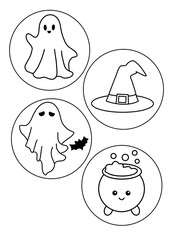 illustration of a cake with a spoon