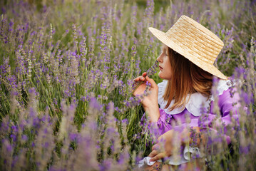 little girl in a field