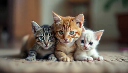 3 cat on the floor