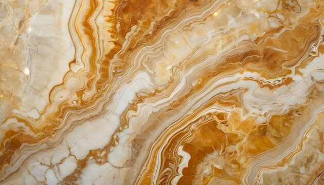 high-resolution onyx marble slab with luminous honey base and vibrant veining under backlighting, golden and white stone marble