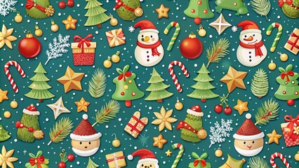 seamless Christmas pattern
