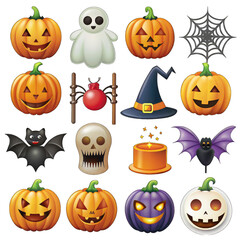 Halloween cookies and pumpkin