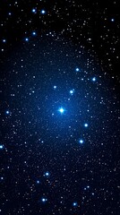 Obraz premium Celestial Night Sky With Sparkling Stars