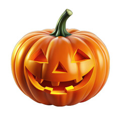 illustrations with autumn pumpkins without background for Halloween celebration