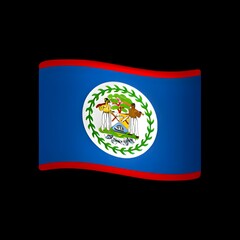 Obraz premium Flag of Belize